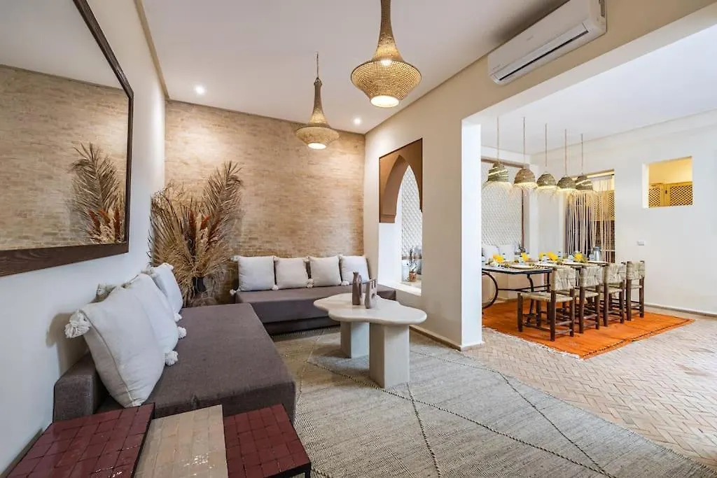 Riad Macan Exclusive And Trendy Chich Breakfast Incl Marrakesz Maroko